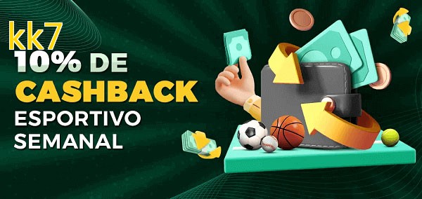 10% de bônus de cashback na kk7