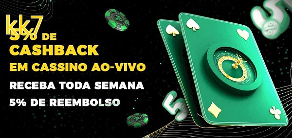 Promoções do cassino ao Vivo kk7